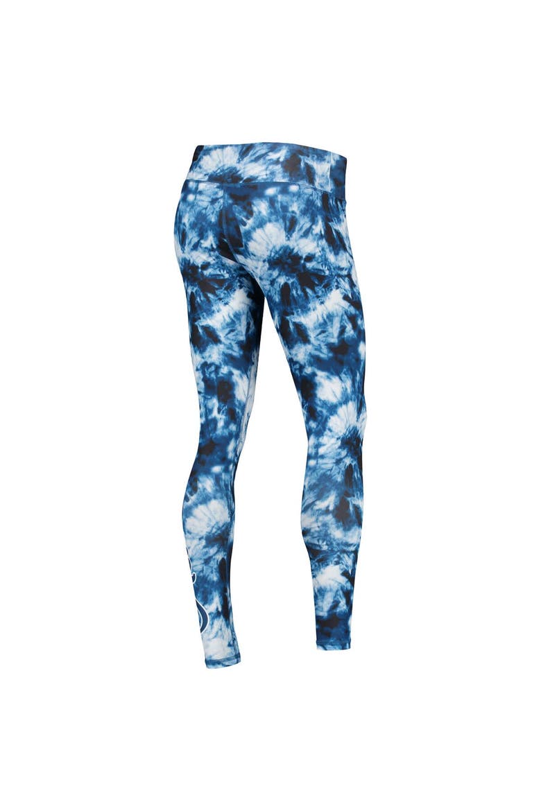 Women's FOCO Navy Houston Astros Tie-Dye Leggings, Alternate, color, Navy
