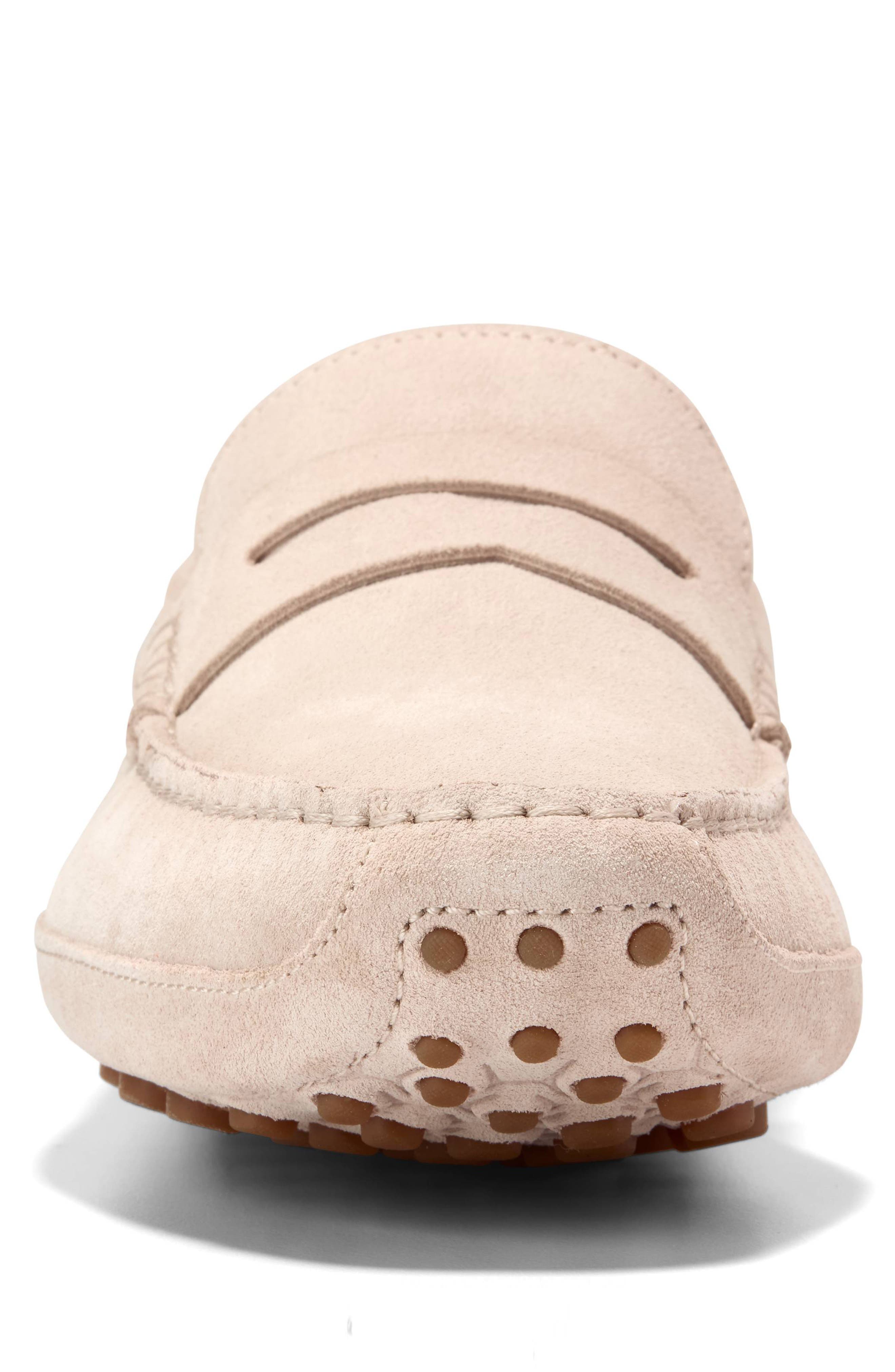 Cole Haan Hall Driving Penny Loafer, Alternate, color, Oxford Tan Suede / Gum