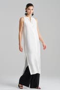 Natori COTTON SILK TWILL Sleeveless Tunic
