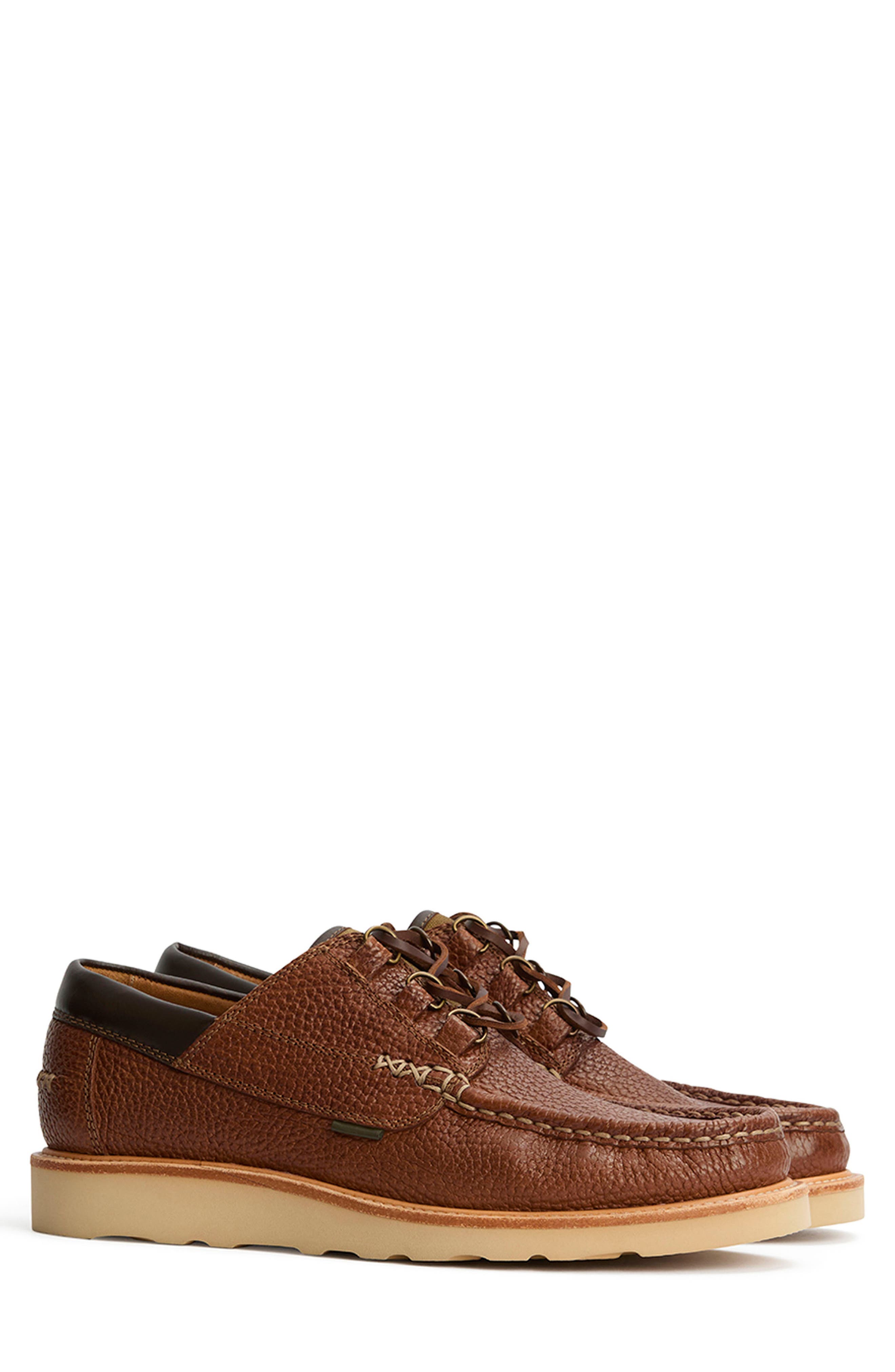 Barbour Murtun Lugged Lace-Up Shoe, Main, color, Light Tan