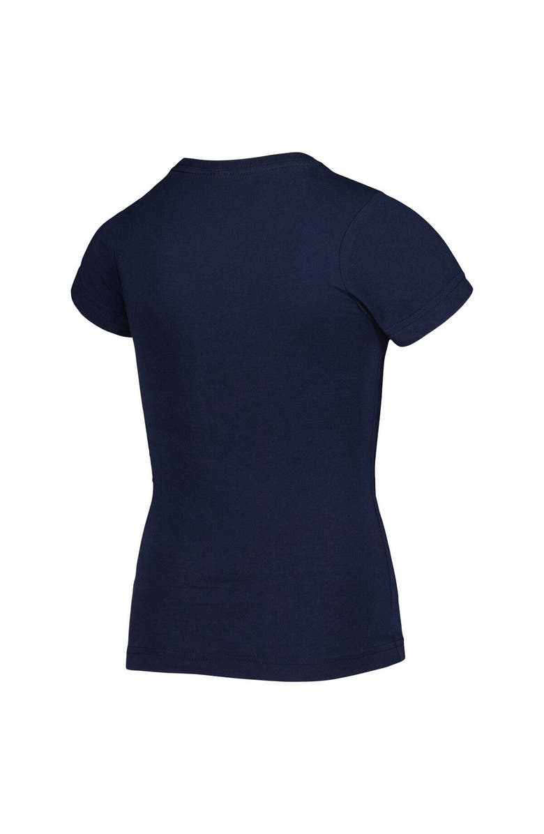 Outerstuff Girls Youth Navy Colorado Avalanche Mickey Mouse Go Team Go T-Shirt, Alternate, color, Navy