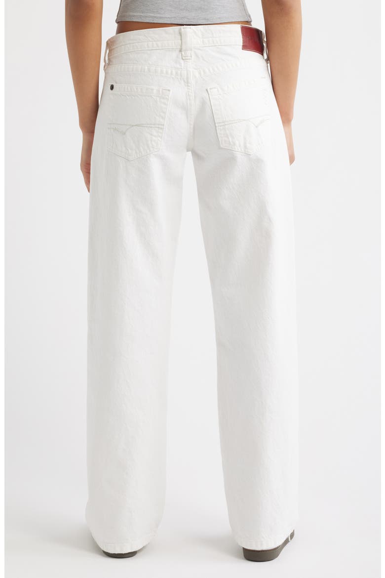 Kayla Low Rise Wide Leg Jeans, Alternate, color, WHITE