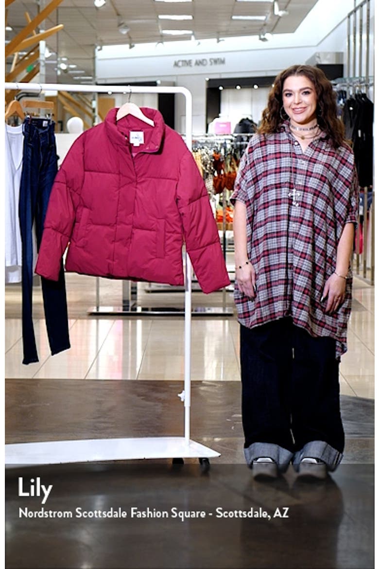 Stand Collar Puffer Jacket video