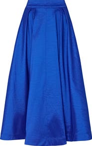 Milly Juliet Taffeta Midi Skirt