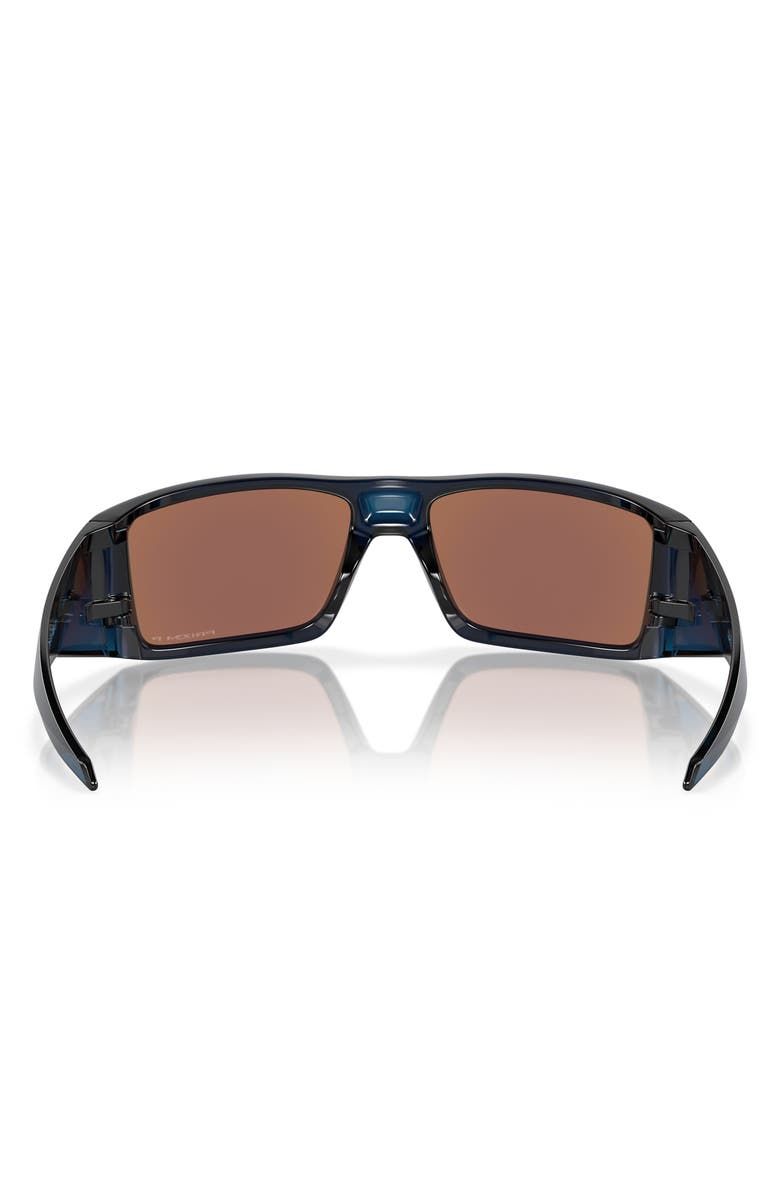 Oakley Heliostat 61mm Prizm<sup>™</sup> Polarized Rectangular Sunglasses, Alternate, color, Dark Blue