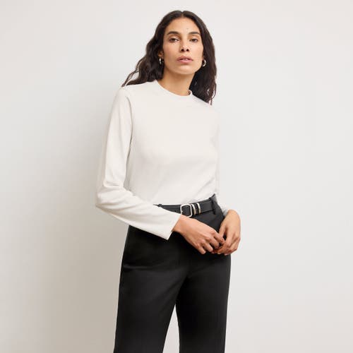 Shop M.m.lafleur Raquel Long-sleeve Tee In White