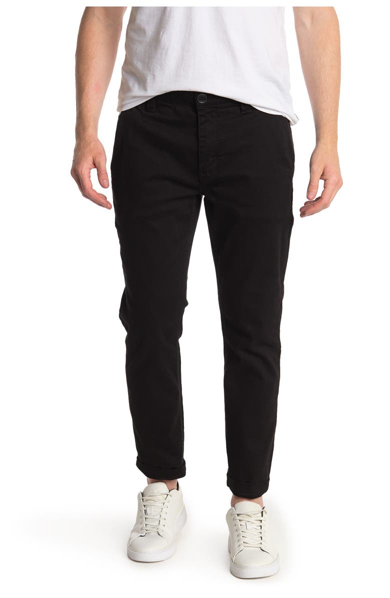BLANKNYC Solid Straight Leg Chinos, Alternate, color, 