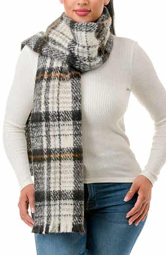 MARCUS ADLER Plaid Scarf