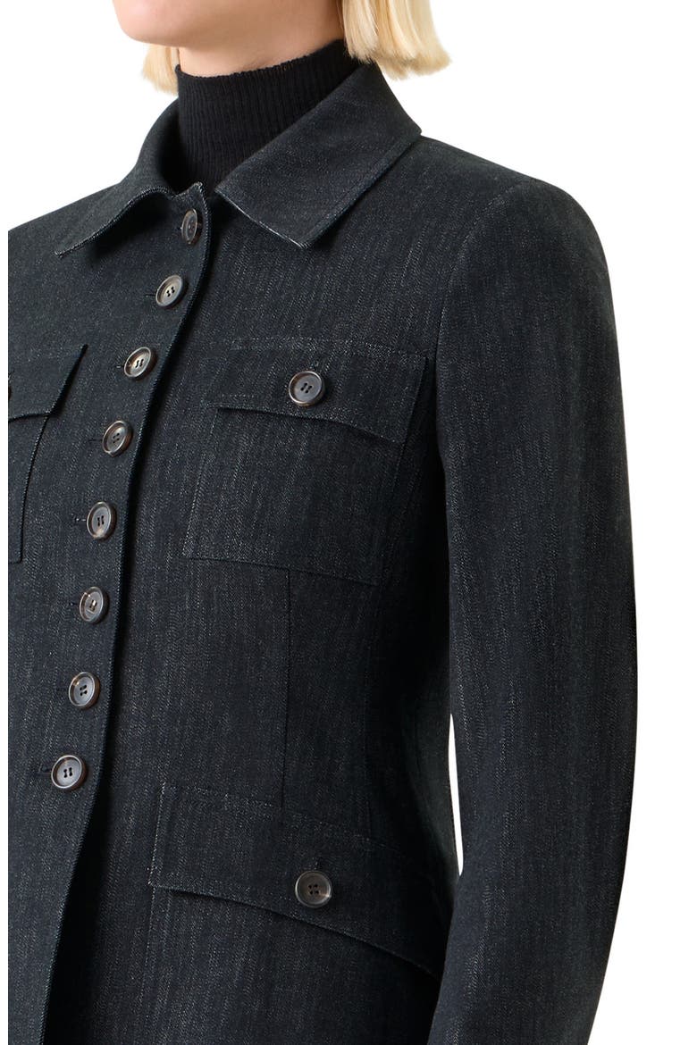 Denim Shirt Jacket, Alternate, color, BLACK DENIM