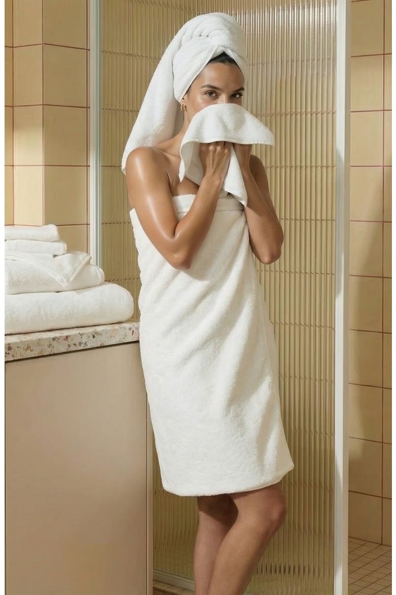 Ultraplush Australian Cotton Towel 12-piece Family Set, Alternate, color, White