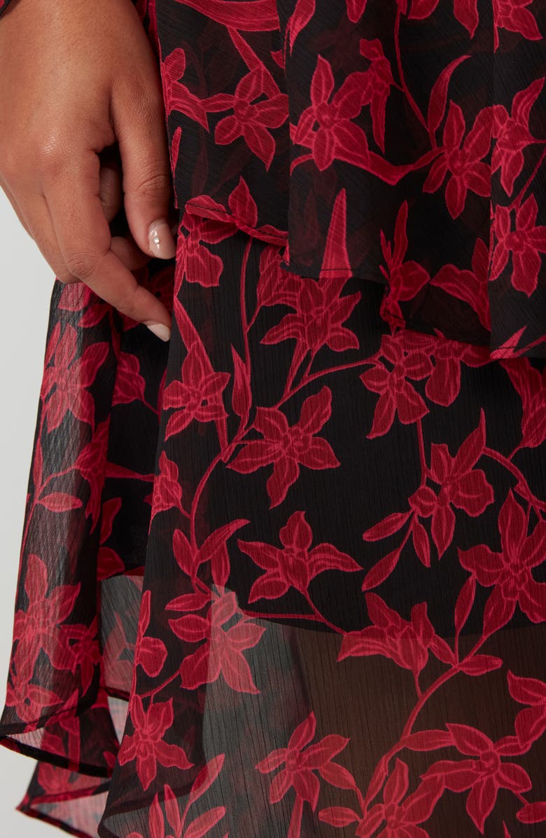 Estelle Bloom Luxe Long Sleeve Dress, Alternate, color, Print