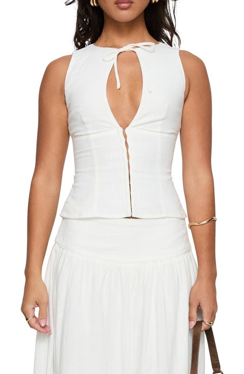 Alissa Keyhole Sleeveless Top