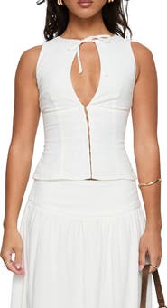 Princess Polly Alissa Keyhole Sleeveless Top