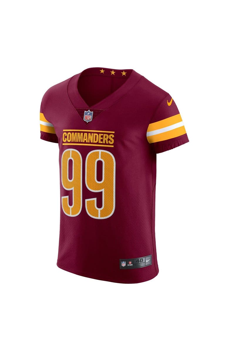 Nike Men's Nike Chase Young Burgundy Washington Commanders Vapor Elite Jersey, Alternate, color, 