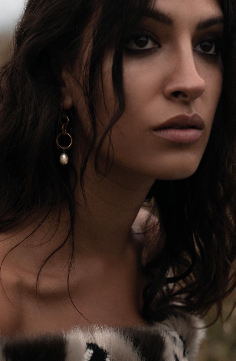 Freya Rose Warrioress Chain Drop, Alternate, color, Gold