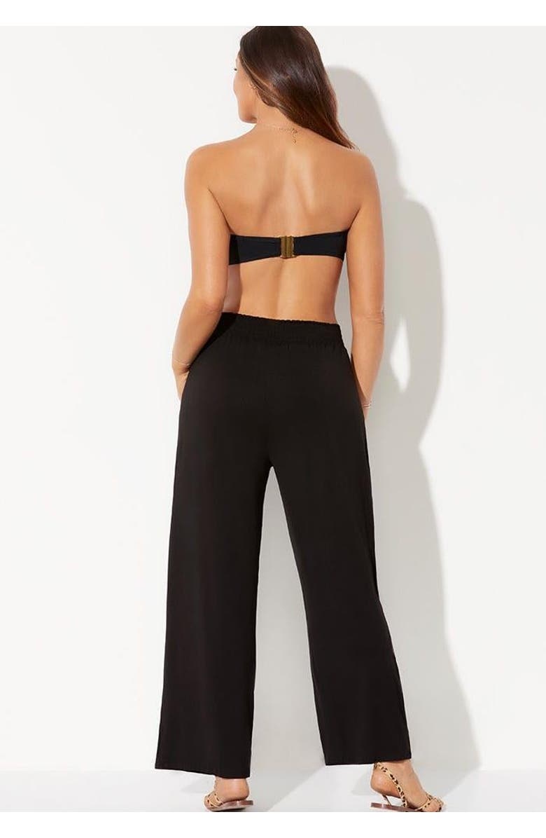 Swimsuits for All Dena Beach Pant Cover Up, Alternate, color, Black