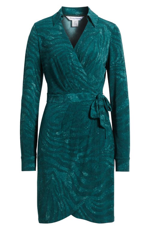 Tommy Bahama Carmela Bayside Long Sleeve Wrap Dress In Green