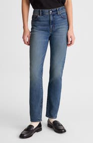 Madewell The Jules Slim Straight Leg Jeans