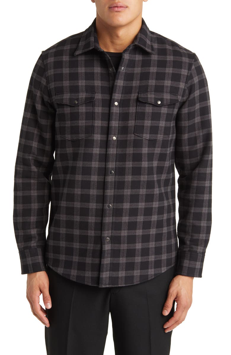 Nordstrom Colville Trim Fit Snap Front Shirt, Alternate, color,