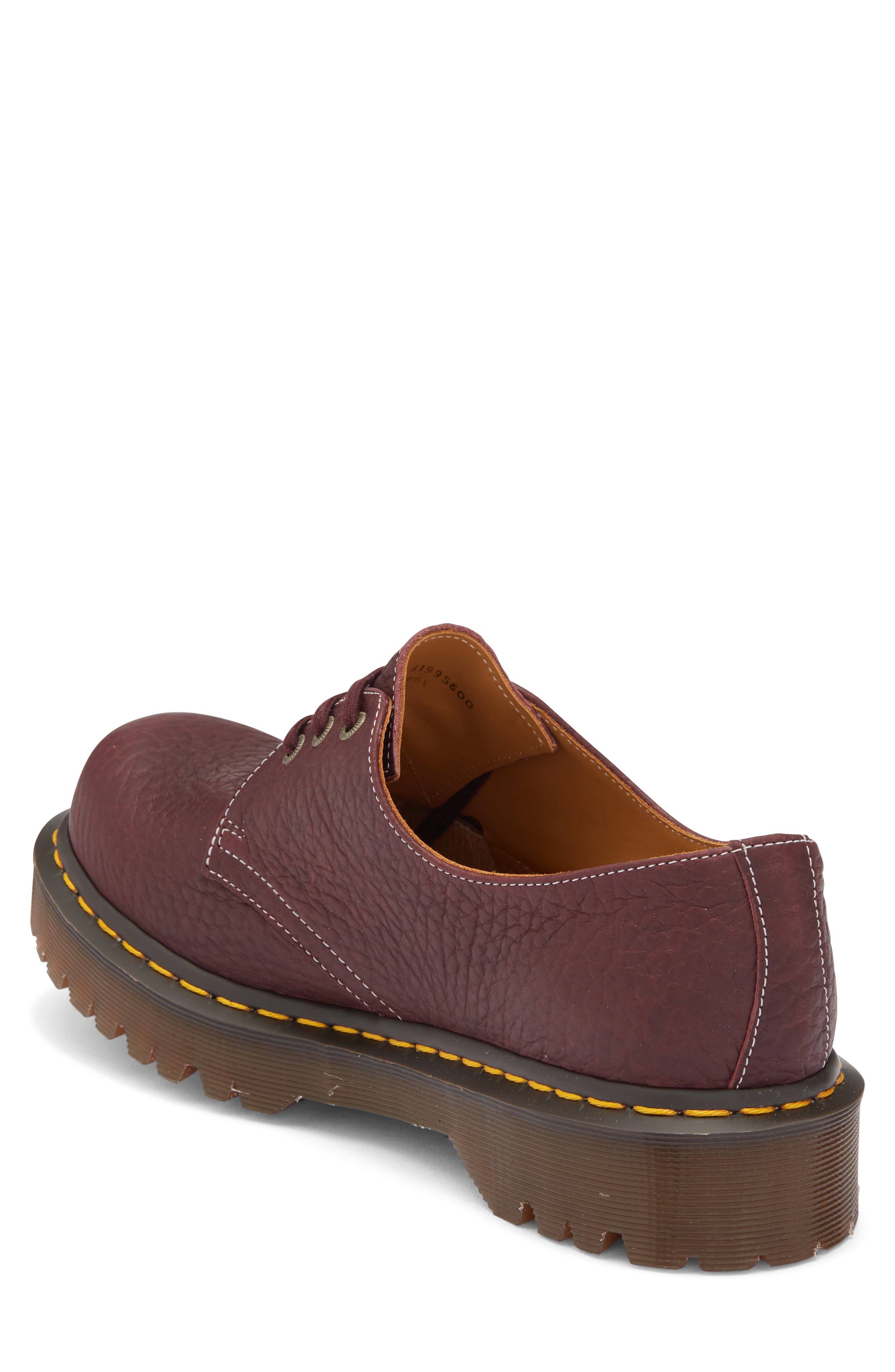 Dr. Martens 1461 Leather Oxford, Alternate, color, Rich Burgundy