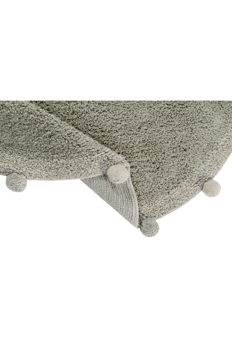 Lorena Canals Bubbly Washable Cotton Area Rug, Alternate, color, Olive Natural