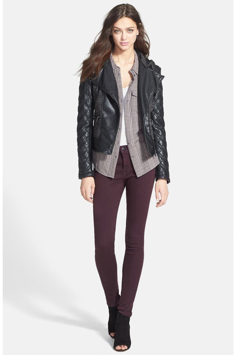 '485' Skinny Jeans, Alternate, color, DARK PLUM