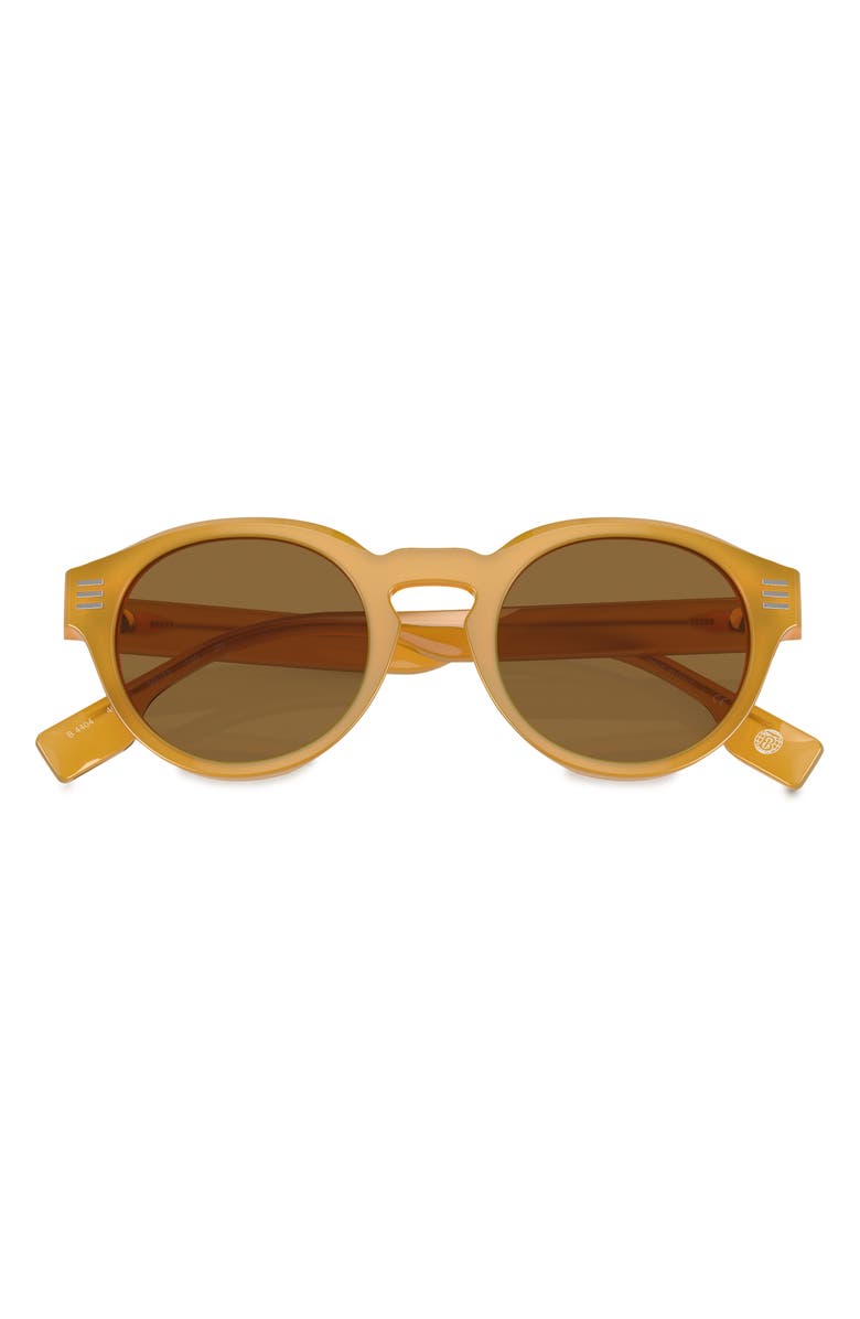 Burberry 50mm Phantos Sunglasses, Alternate, color, Brown