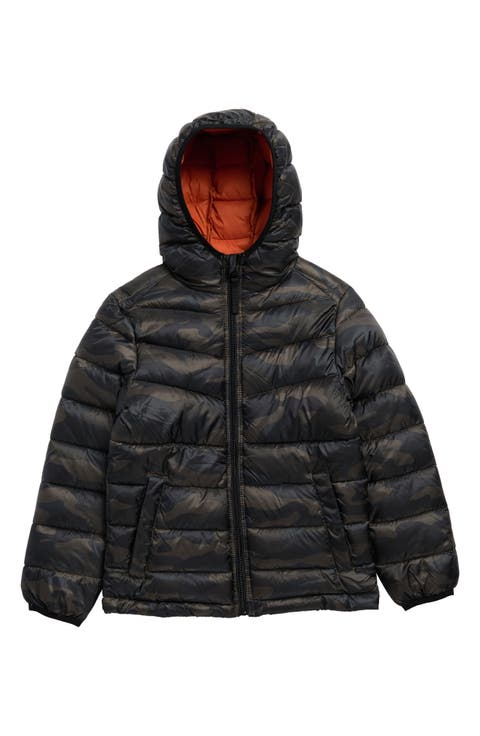 Kids' Packable Hooded Puffer Jacket (Big Kid)