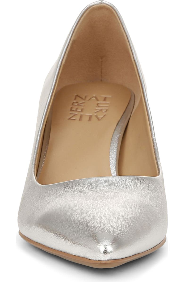 Naturalizer Everly Pump, Alternate, color, Silver Leather