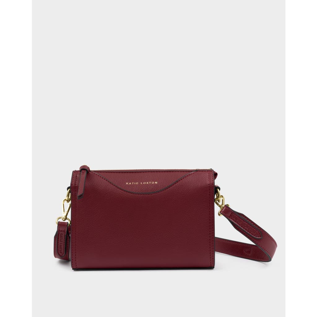 Katie Loxton Alba Crossbody Bag In Burgundy