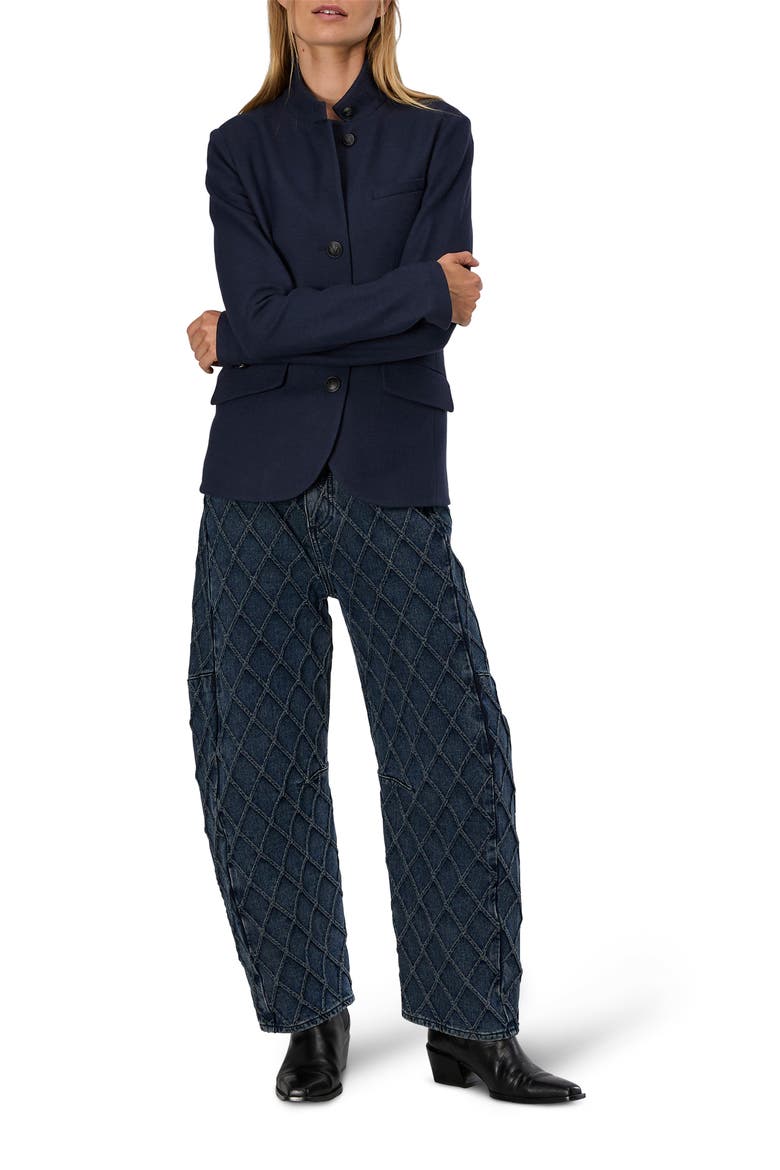 Slade Wool Blazer, Alternate, color, NAVY