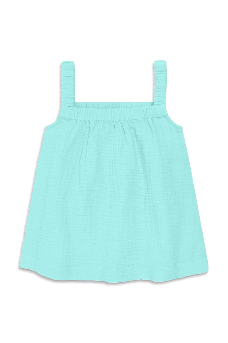 Kids Cotton Gauze Tank, Main, color, Mist