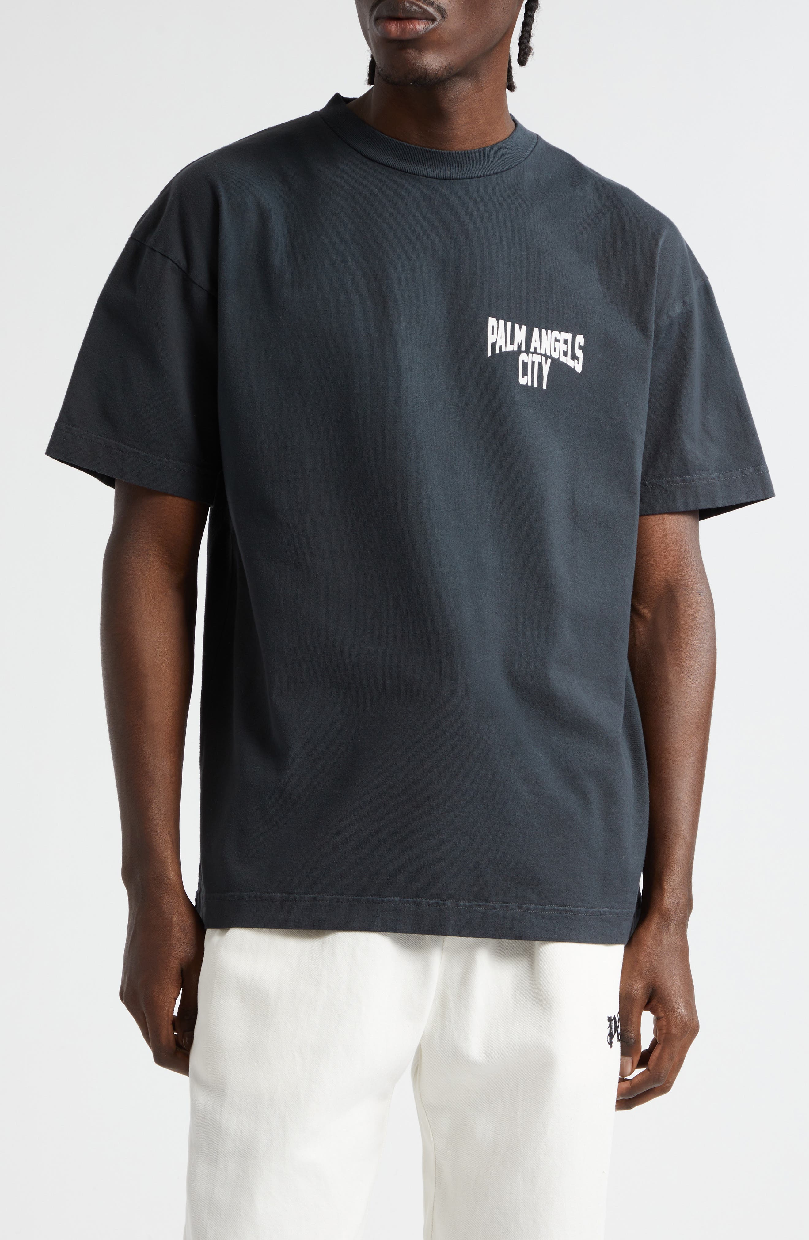 Palm Angels Cotton Logo Graphic T-Shirt (Men) | Nordstrom