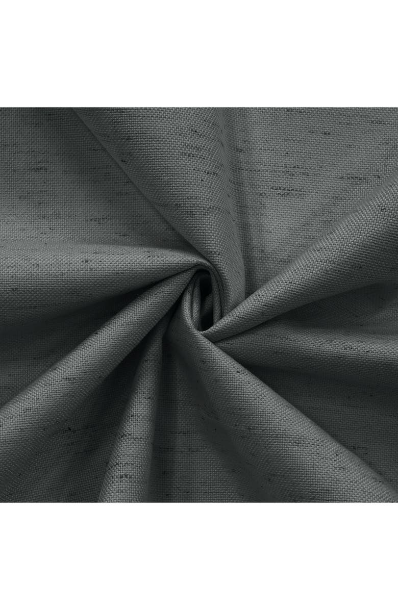 Outdoor Decor by Commonwealth Set of 2 Noise Reducing Indoor Curtain Panels, Alternate, color, Dark Grey