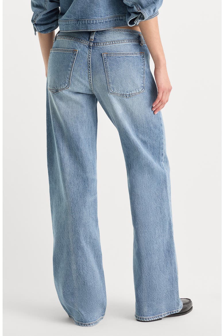 Ghost Waist Low Loose Wide Leg Jeans, Alternate, color, INDIGO1320