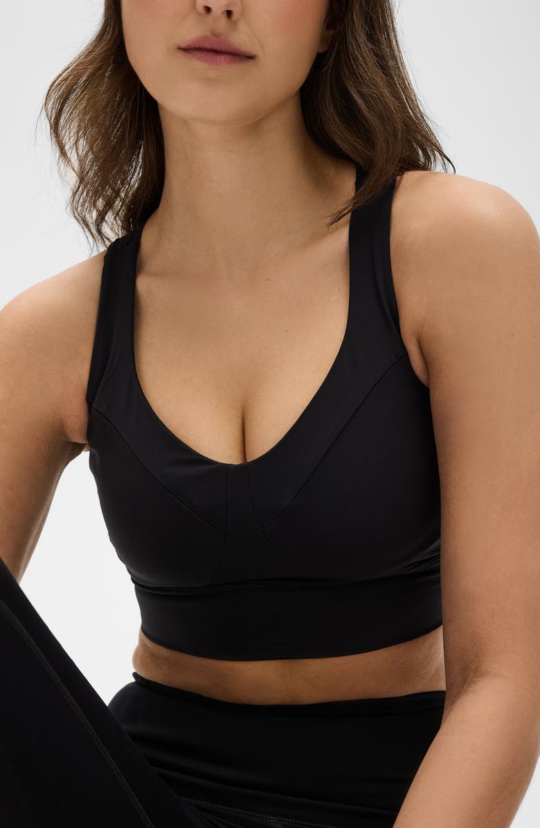 Elastique Athletics Le Divine Bra, Main, color, Black