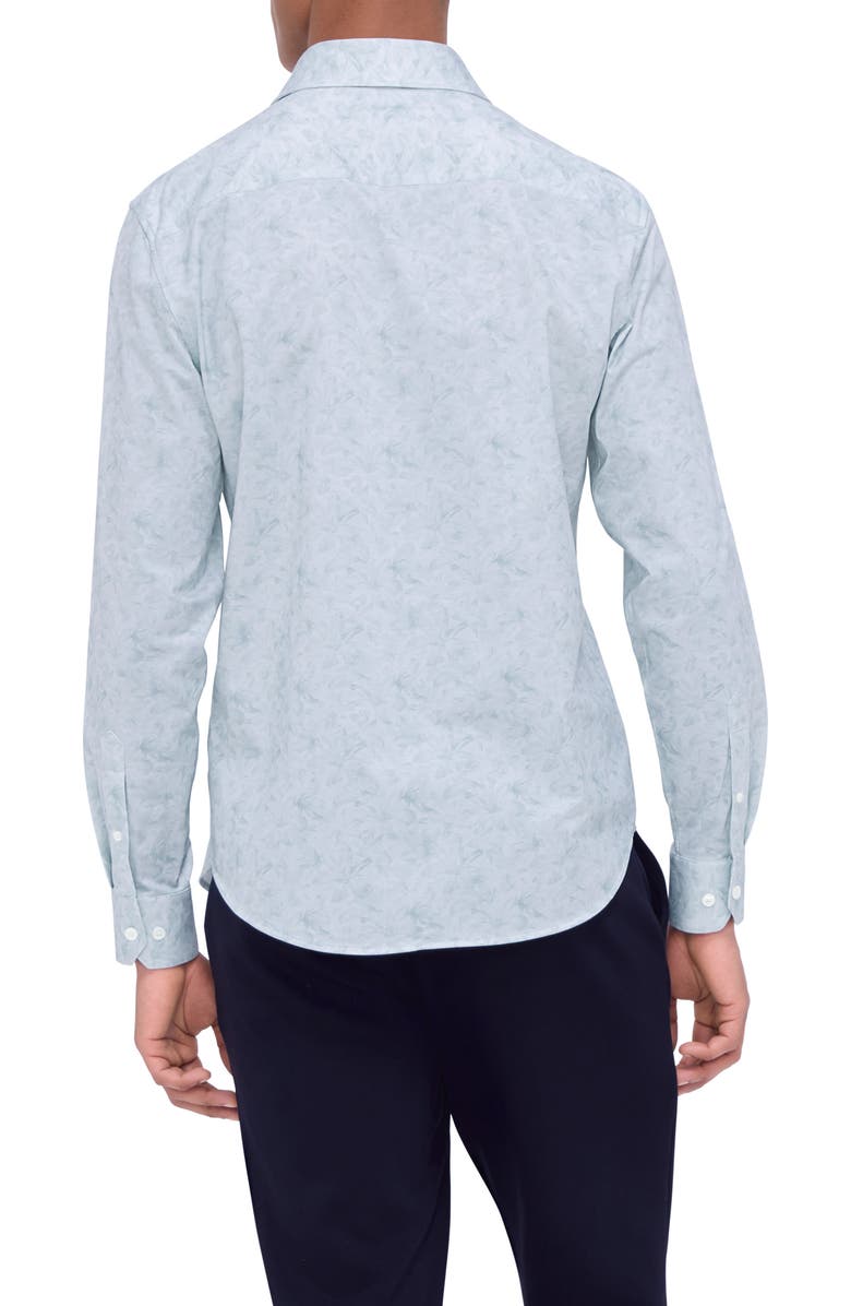 Bugatchi James OoohCotton<sup>®</sup> Floral Print Button-Up Shirt, Alternate, color,