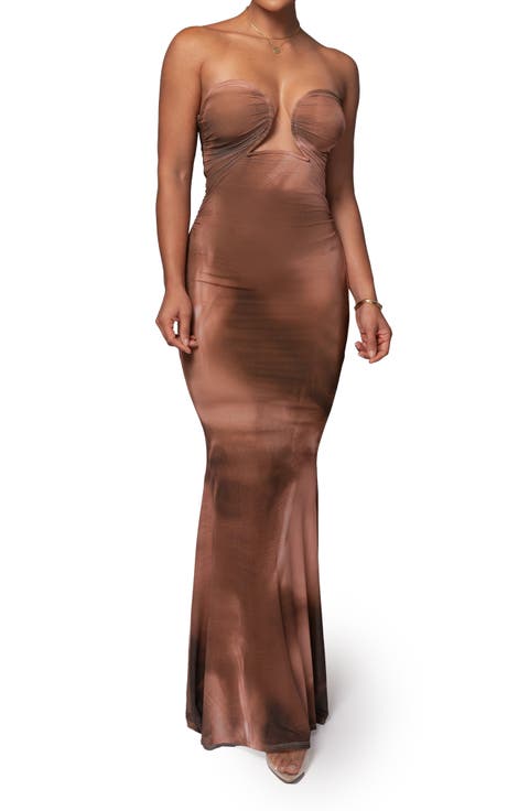 Bethany Strapless Maxi Dress