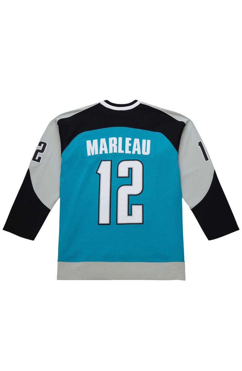 Mitchell & Ness Men's Patrick Marleau Teal San Jose Sharks 2003-04 Power Play Jersey, Alternate, color, Teal
