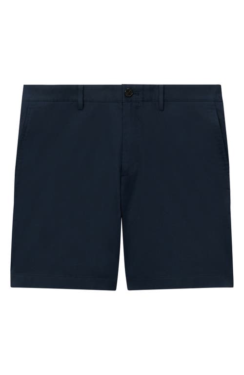 Theory Zaine Cotton Blend Shorts In Baltic
