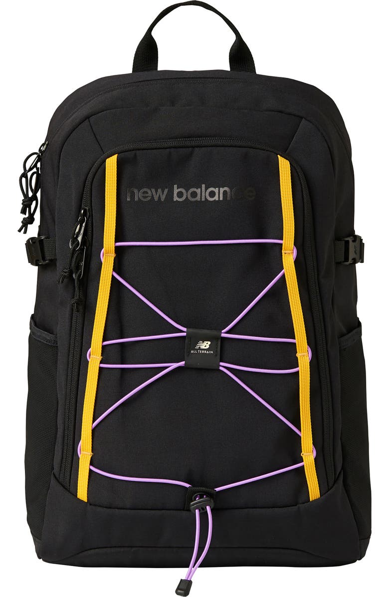 New Balance Terrain Bungee Backpack, Main, color, Black