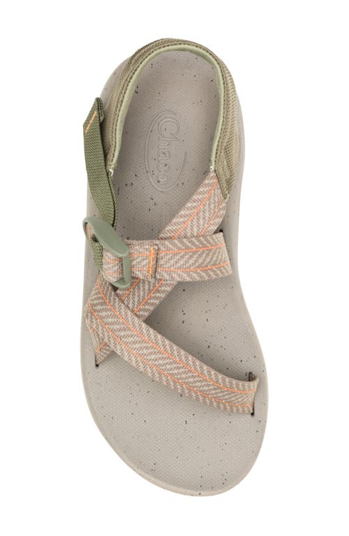 Chaco Cushz Sandal In Frond Truffle