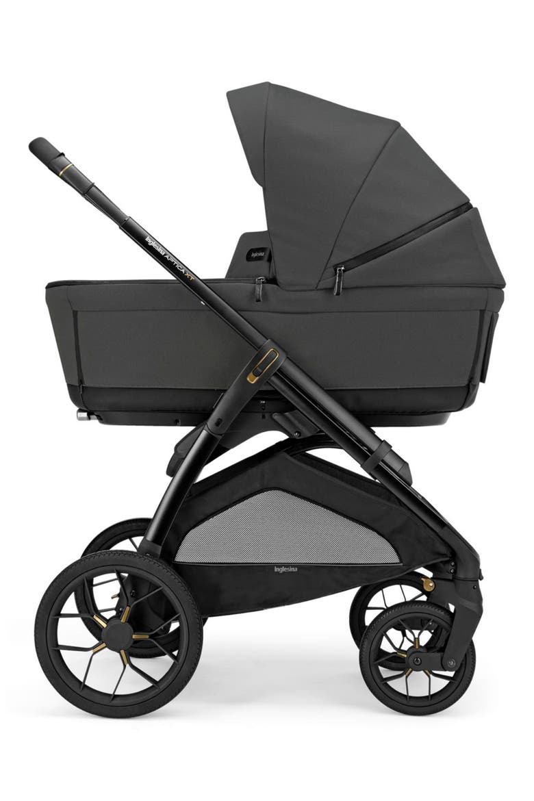 Aptica XT Stroller & Bassinet+Stand, Alternate, color, MAGNET GRAY