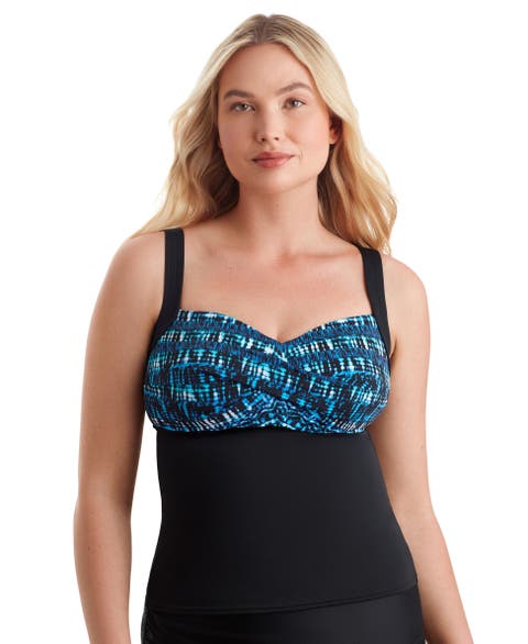 Twist Bra Chlorine Resistant Tankini Swimsuit Top