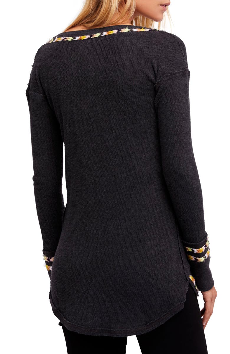 Free People Rainbow Thermal Tee, Alternate, color, 