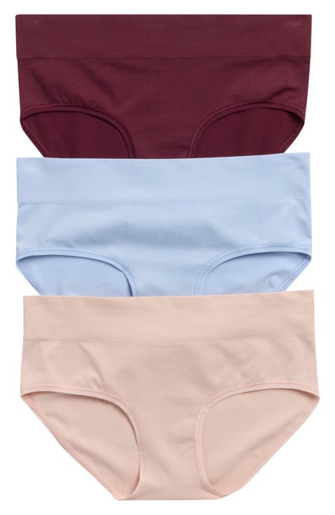 3-Pack Seamless Hipster Briefs