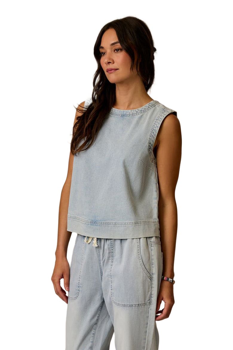 Susie Denim Tank, Alternate, color, Savannah