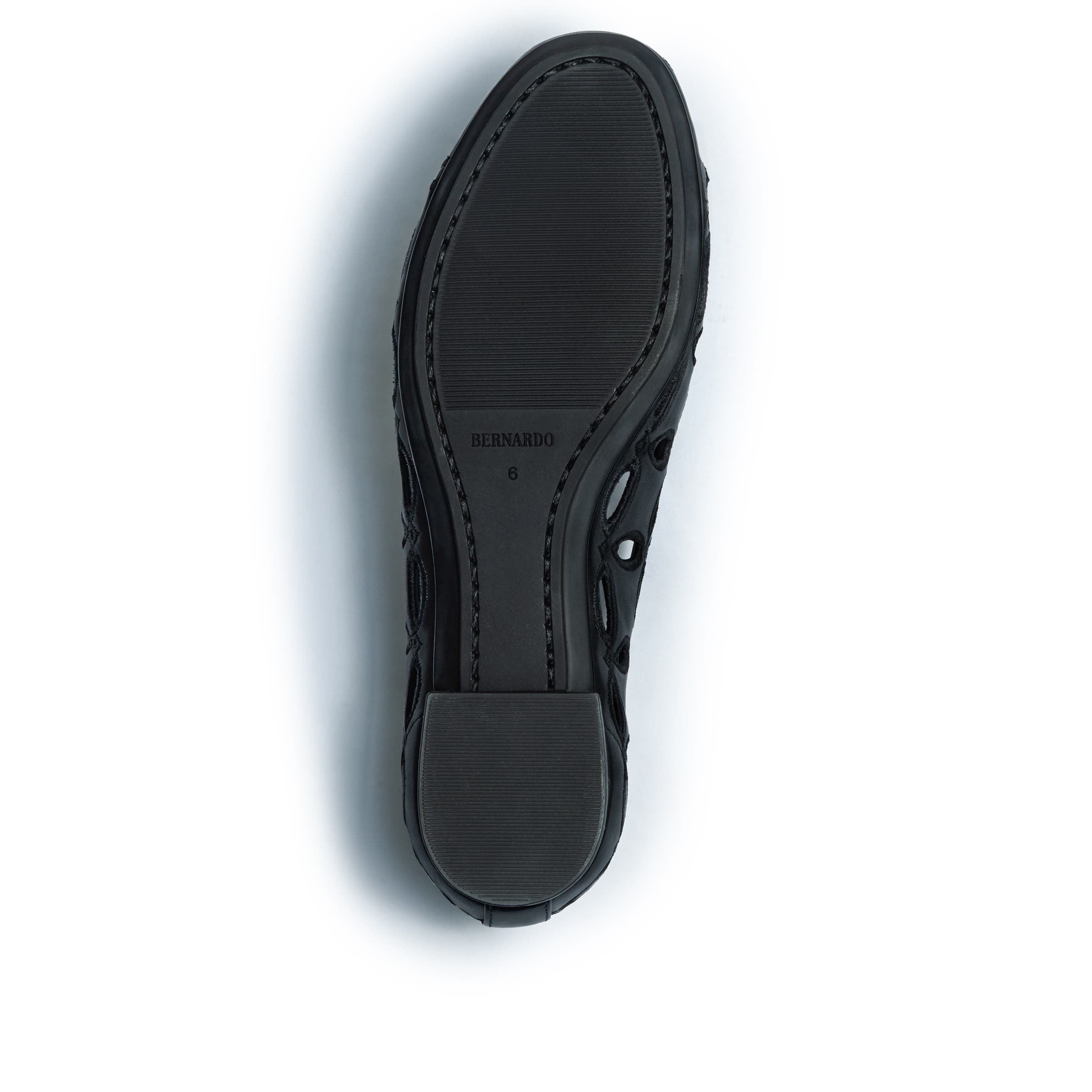 Bernardo Footwear Brie Ballet Flat, Alternate, color, Black