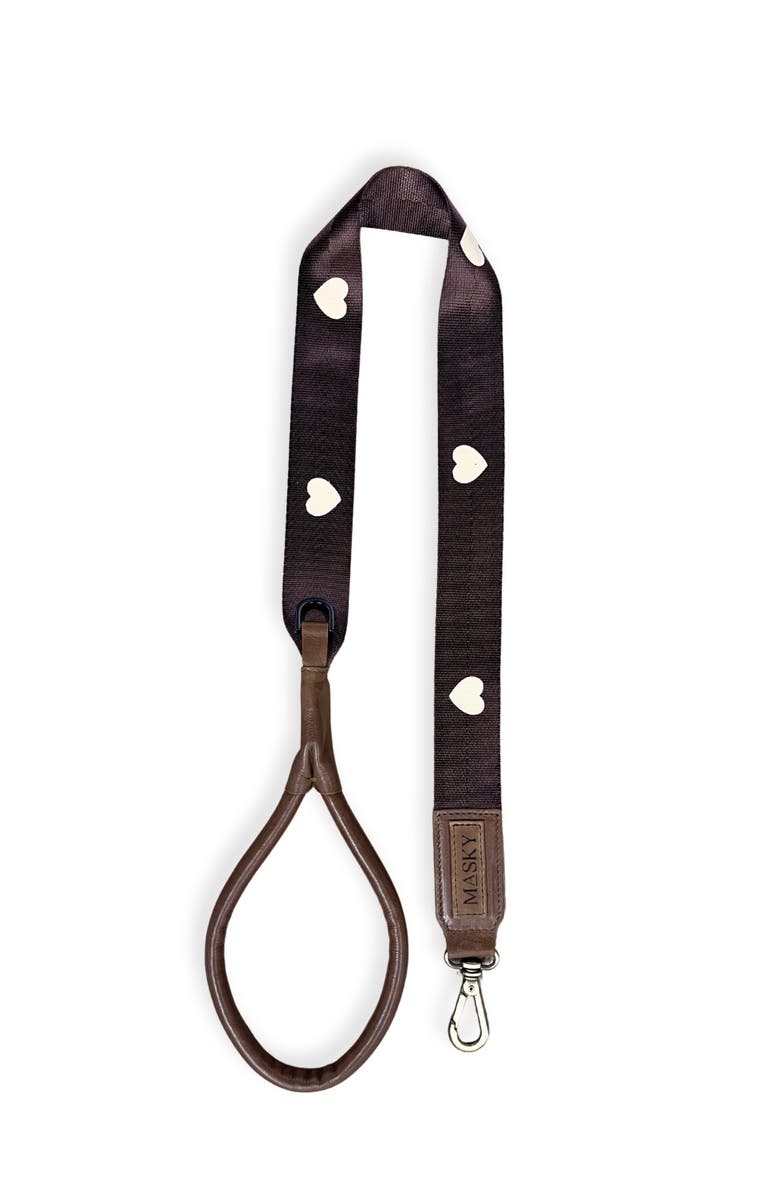 Masky Hearts Icon Leash, Main, color, Cooper
