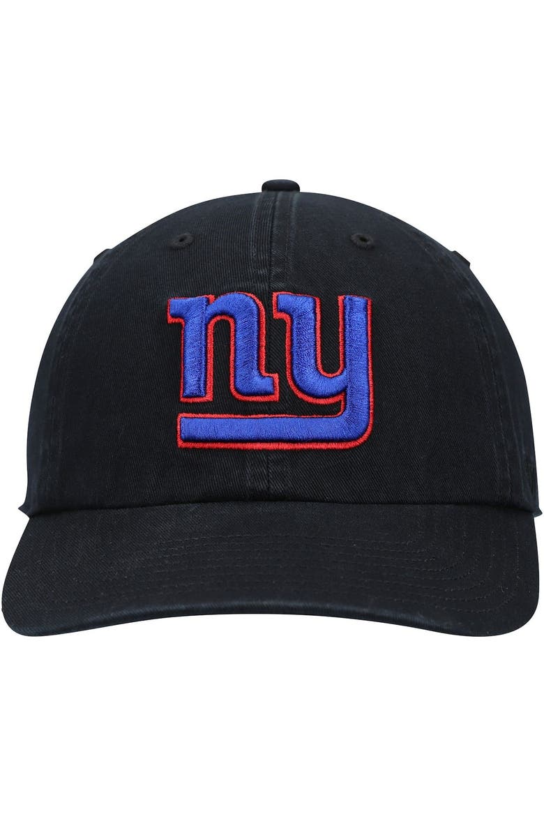 Men's '47 Black New York Giants Clean Up Alternate Adjustable Hat, Alternate, color, BLACK